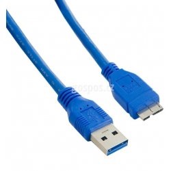 Obrzok 4World Kabel USB 3.0 AM-Micro BM 5.0m Blue - 08967