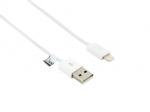 Obrzok tovaru 4World Datov kabel Lightning iP5 / 6 1.0m White - 08928