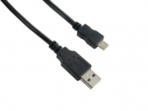Obrzok tovaru 4World Kabel USB 2.0 AM-Micro BM 0.8m Black - 07598