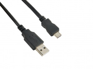 Obrzok tovaru 4World Kabel USB 2.0 AM-Micro BM 1.8m Black - 07597