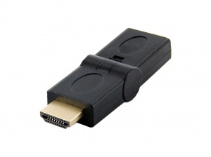 Obrzok tovaru 4World Adaptr HDMI M - HDMI F Zalomen Black - 08750