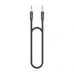 Obrzok produktu Cygnett,  AUX 1m stereo audio kbel 2x3, 5 mm konektor,  opleten nylonom,  ierny