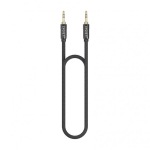 Obrzok produktu Cygnett,  AUX 1m stereo audio kbel 2x3, 5 mm konektor,  opleten nylonom,  ierny