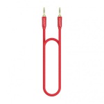 Obrzok produktu Cygnett,  AUX 1m stereo audio kbel 2x3, 5 mm konektor,  opleten nylonom,  erven