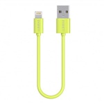 Obrzok produktu Cygnett nabjac a synchronizan kbel Lightning / USB,  MFi schvlen,  10cm,  zelen