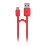 Obrzok produktu Cygnett nabjac a synchronizan kbel microUSB / USB,  1.2m,  erven