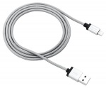 Obrzok produktu Canyon CNS-MFIC3DG,  1m prmiov opleten kbel Lightning / USB,  MFI schvlen Apple,  tm
