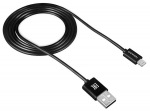 Canyon CNE-CFI1B, 1m kábel Lightning / USB, bez Apple certifikácie MFi, čierny | Obrázok produktu Canyon CNE-CFI1B, 1m kábel Lightning / USB, bez Apple certifikácie MFi, čierny