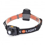 Obrzok produktu Solight elov LED svietidlo so senzorom,  3W Cree,  ierne,  3 x AAA