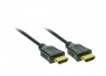 Obrzok produktu Solight HDMI kbel s Ethernetom,  HDMI 1.4 A konektor - HDMI 1.4 A konektor,  blister,  2m