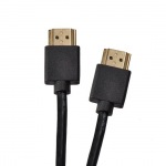 Obrzok produktu Solight HDMI slim kbel s Ethernetom,  HDMI 1.4 A konektor - HDMI 1.4 A konektor,  sek, 