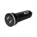 Obrzok produktu Solight nabjaka USB,  adaptr do auta 2x USB,  12 - 24V DC,  ierna