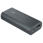 Obrzok produktu Canyon CNE-CPBF44DG Powerbank 4.400 mAh,  vstup USB 5V / max 2, 4A,  pre smartfny,  tmav