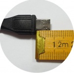 Obrzok produktu Kabel micro USB 2.0,  A-B 1, 8m s delm  konektorem