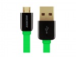 Obrzok produktu Kabel AVACOM MIC-120G USB - Micro USB,  120cm,  zelen