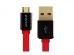 Obrzok produktu Kabel AVACOM MIC-120R USB - Micro USB,  120cm,  erven