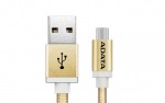 Obrzok produktu ADATA Micro USB kabel pleten 1m zlat