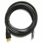 Obrzok produktu Kabel HDMI-HDMI mini 5m zlac.kon. stin 1.4, ern
