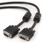 Obrzok produktu Gembird kabel prodlou  mon  15M / 15F VGA  3m stnn extra,  ferrity,  BLACK