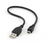 Obrzok produktu Gembird kbel USB 2.0, A na MINI B 5Pin, 0,3m