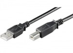 Obrzok produktu PremiumCord Kabel USB 2.0,  A-B,  3m,  ern