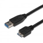 Obrzok produktu  PremiumCord Kabel Micro USB 3.0 5Gbps USB A - Micro USB B,  MM,  0, 5m