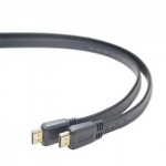 Obrzok produktu PremiumCord HDMI High Speed + Ethernet ploch kabel,  zlacen konektory,  3m