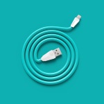 Obrzok produktu Datov kabel ALIEN,  micro USB,  barva blo-modr