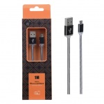 Obrzok produktu Datov kabel PLUS METAL MicroUSB,  1M,  ern