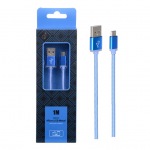 Obrzok produktu Datov kabel PLUS METAL MicroUSB,  1M,  modr