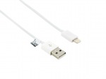 Obrzok produktu 4World Datov kabel Lightning iP5 / 6 1.0m White