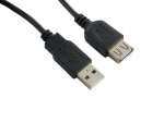 Obrzok produktu 4World Kabel USB 2.0 AM-AF 0.75m Black