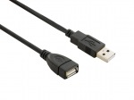 Obrzok produktu 4World Kabel USB 2.0 AM-AF Ferryt 1.8m Black