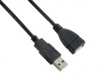 Obrzok produktu 4World Kabel USB 2.0 AM-AF 5.0m Black