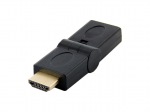Obrzok produktu 4World Adaptr HDMI M - HDMI F Zalomen Black