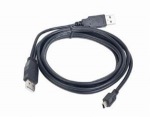 Obrázok produktu Gembird kábel USB 2.0, A na B-mini, 1m