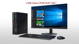 Obrzok Lenovo TC M710s SFF i7-7700 4.2GHz UMA 8GB 256GB SSD DVD W10Pro cierny 3yOS - 10M7000AXS