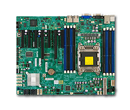 Obrzok Supermicro Motherboard Xeon X10SRLF Single socket R (LGA 2011-R3) Intel Dual Po - MBD-X10SRL-F