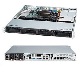 Obrzok Supermicro SuperChassis  SC813MFTQC-R407CB - SC813MFTQC-R407CB