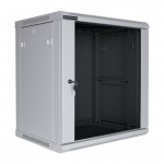 Obrzok produktu Linkbasic rack wall-mounting cabinet 19   15U 600x600mm grey (glass front door)