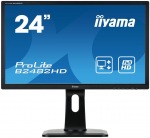 Obrzok produktu Iiyama LCD B2482HD-B1 24   LED,  5ms,  VGA / DVI,  1920x1080,  HAS,  pivot,  