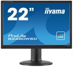 Obrzok produktu Iiyama LCD B2280WSD-B1 22   LED,  5ms,  VGA / DVI,  repro,  1680x1050,  HAS,  pivot,  