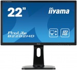 Obrzok produktu Iiyama LCD B2282HD 21, 5   LED,  5ms,  DC12mil,  VGA / DVI,  1920x1080,  HAS,  pivot,  