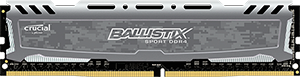 Obrzok 4GB DDR4 - 2400 MHz Crucial Ballistix Sport Grey CL16 SR x8 DIMM - BLS4G4D240FSB