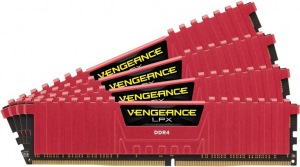 Obrzok Corsair Vengeance LPX Red - CMK16GX4M4B3000C15R