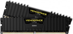 Obrzok Corsair Vengeance LPX Black - CMK32GX4M2A2400C16