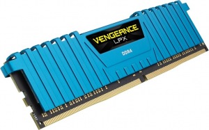 Obrzok Vengeance LPX 32GB (4x8GB) DDR4 DRAM 2400MHz - Blue - CMK32GX4M4A2400C14B