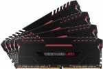 Obrzok produktu Corsair Vengeance LED 4x8GB DDR4 2666MHz C16 - erven LED