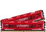 Obrzok produktu kit 16GB DDR4-2400MHz Crucial Ballistix Sport LT Red CL16 SRx8 uDIMM kit 2x8GB
