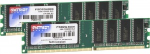 Obrzok Patriot, 400Mhz, 2x1GB, DDR ram - PSD2G400K